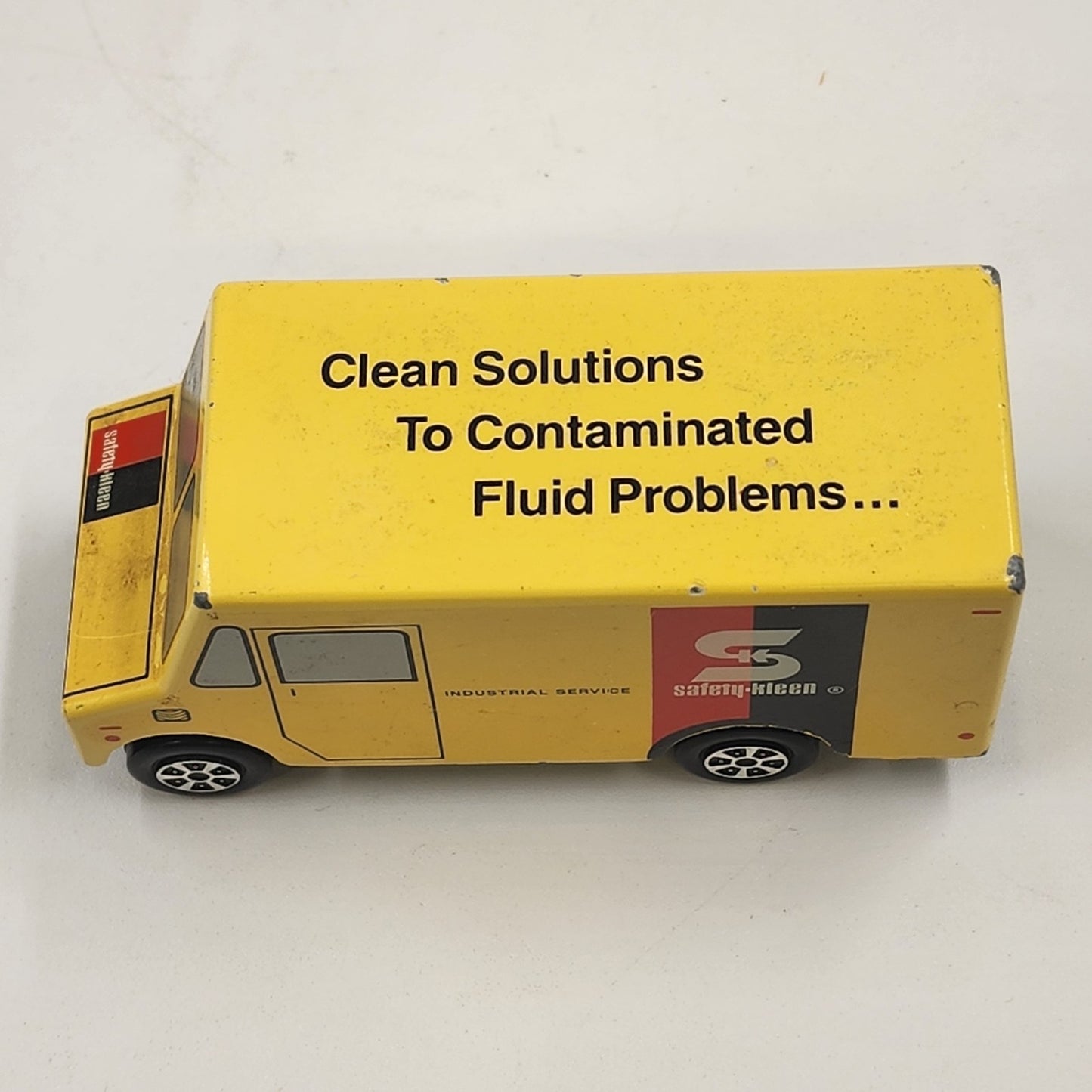 Ralstoy 22 SAFETY-KLEEN Yellow Diecast Metal Box Toy Car Delivery Van Truck USA