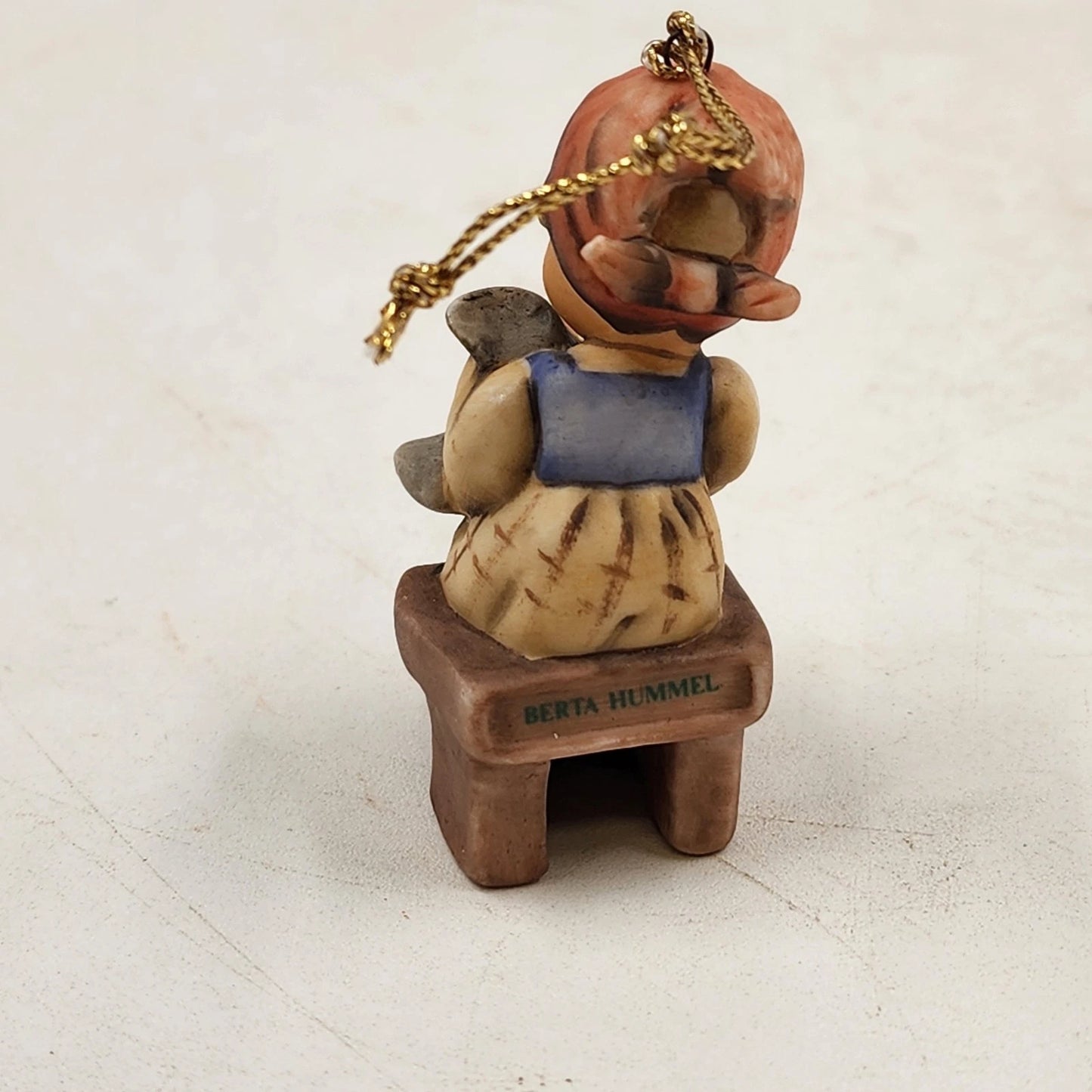 Berta Hummel CHRISTMAS COOKIES Ornament Goebel BH-46 Porcelain Boy 1997