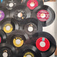 25 Rock & Roll Pop Country Hits 1950's Some Newer 45 RPM 7" Vinyl Some Sleeves