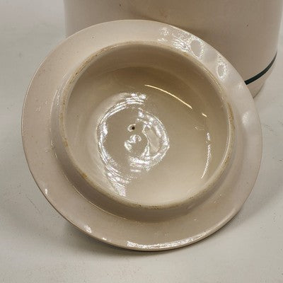 Corelle Callaway White Green Ivy Canister 8" Corning Ware Floral Lines China