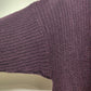 Vintage Gachet Womens Medium Geometric Knit Sweater Purple