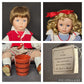 Jack and Jill Porcelain Dolls by Susan Wakeen Danbury Mint Hand Painted Vintage