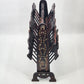 Wood Ebony Inlaid Magazine Rack Book Music by SC Vizcarra w/ 6 Position