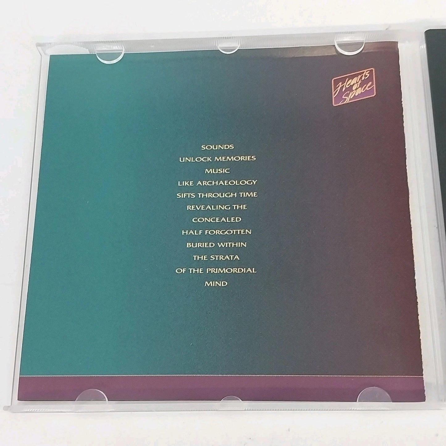 Strata by Robert Rich and Steve Roach CD 1990 Hearts of Space Records Ambient