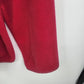 Koret Women's Large Red Fleece Jacket Full Zip Pockets Polyester Macau Vintage