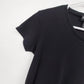 Style & Co Black T Shirt Women's Medium Short Sleeve 100% Cotton V Neck Egypt