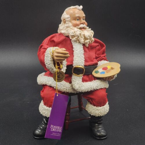 Possible Dreams Santa Vincent Van Claus Figurine Easel Tree Christmas Clothtique