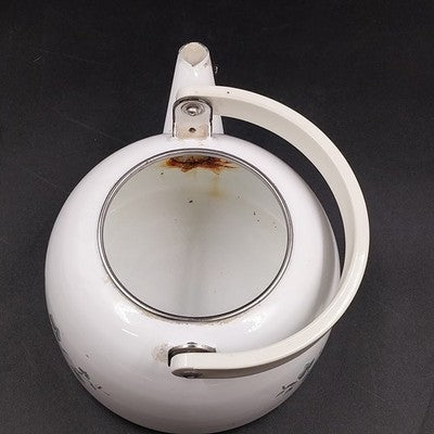 Corelle Coordinates Pattern Callaway Ivy Style Tea Kettle White Enamel Ivy Leave