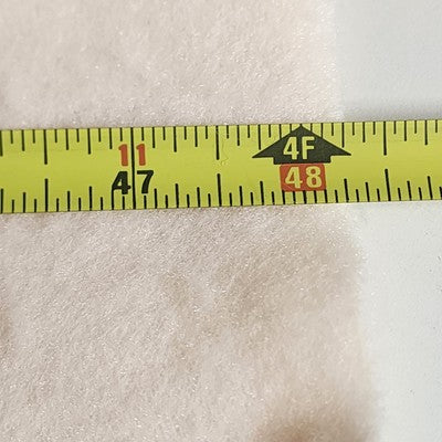 Khaki Beige Felt Fabric 48" x48 Wool Blend Pad Crafts Sewing DIY Projects AS IS