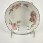Rosenthal RC Monbijou Fruit Bowl Bavaria Pink Roses Gold Scalloped Edge