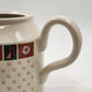 Charlton Hall Classic Traditions Christmas Teapot Ceramic 50 oz Holiday Design