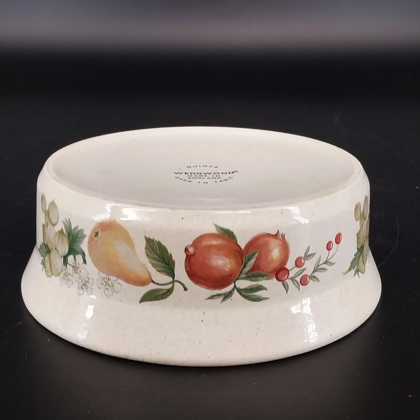 Wedgwood Quince Dessert Bowl 5.25” Oven to Table Fruits Ring England Pottery Vtg