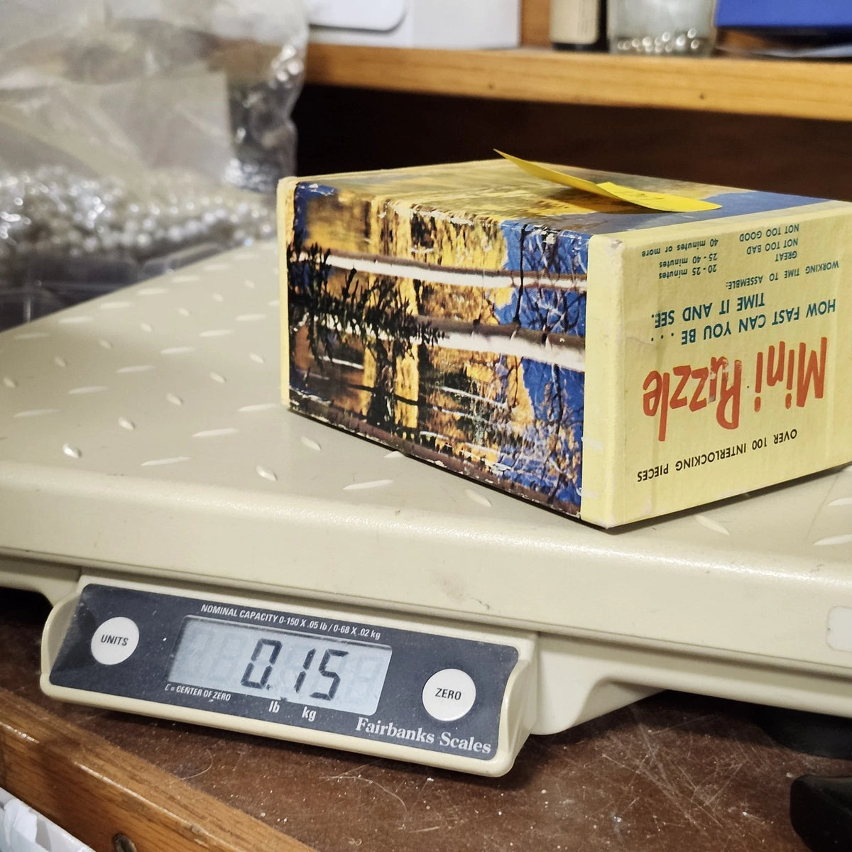 Warren Built-Rite Mini Puzzle No 555 Canjilon Lake 100+ Pieces Boxed Vintage USA