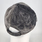 Gray Velour Baseball Cap Hat Soft Polyester Adjustable Hook-Latch Adult China