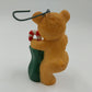 2 Hallmark Keepsake 1989 Christmas Ornaments CHRISTMAS KITTY Cinnamon Bear Vtg