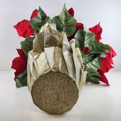 Poinsettia In Pot Artificial Floral Holiday Decor Decoration 18" Christmas Red