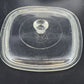 Corning Ware Blue Cornflower 1.5 Qt Casserole Dish P-1 1/2-B w Clear Glass Lid