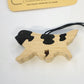 Prairie Dog Pottery Dog Puzzle Christmas Ornaments Wood 3 Pc Handmade Canada