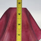 Partylite Cranberry Tiffany Lamp Shade ONLY Corroso Art Glass Handkerchief 4.5"