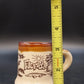Florida Ceramic Mini Mug Toothpick Holder Alligator Dolphins Palm Tree Tropical