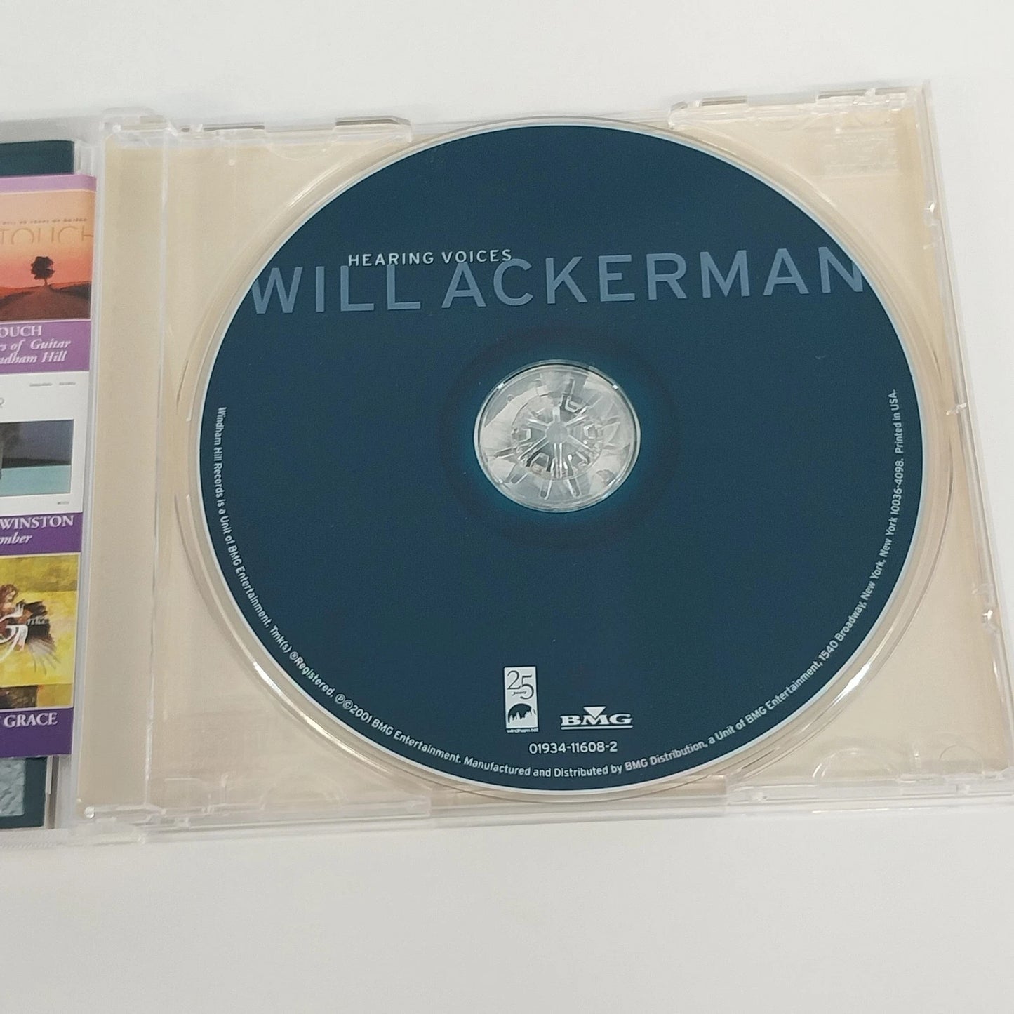 Will Ackerman Hearing Voices CD 2001 Windham Hill New Age Guitar USA