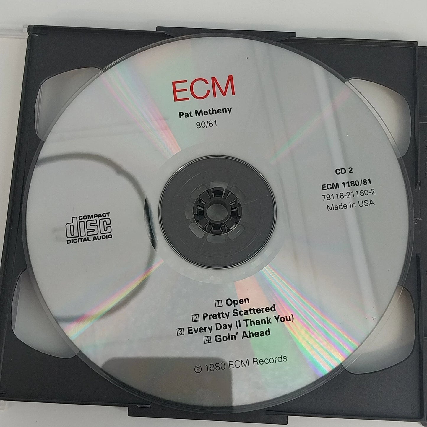 Pat Metheny 80/81 2 CD Charlie Haden Jack DeJohnette Mike Brecker ECM Jazz
