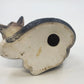 Fox Figurine 5.5" Sitting Brown Cream Bushy Tail Wildlife Animal Rustic Decor