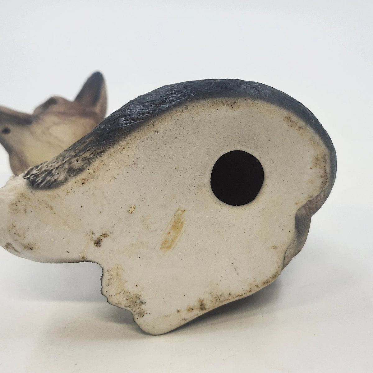 Fox Figurine 5.5" Sitting Brown Cream Bushy Tail Wildlife Animal Rustic Decor
