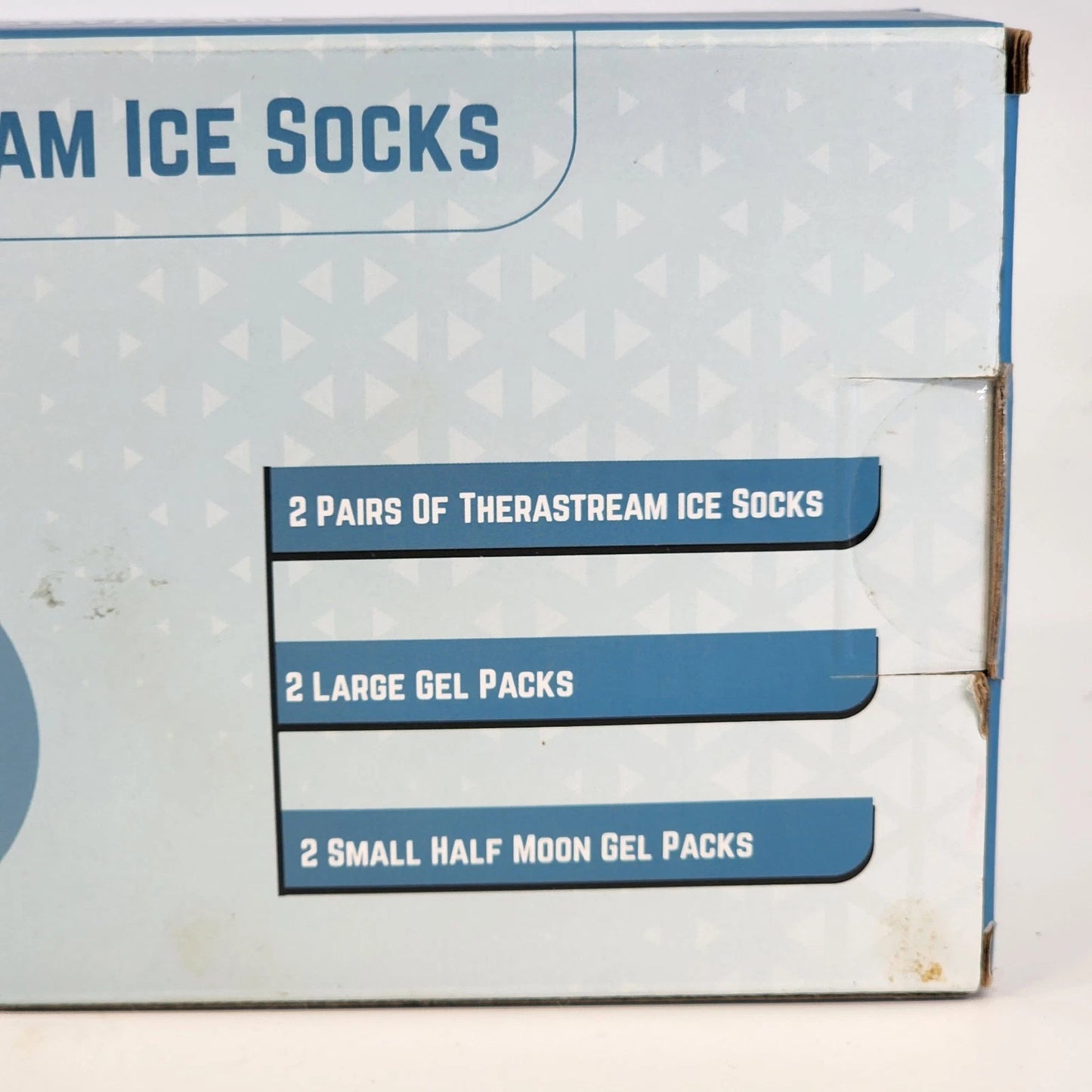 TheraStream Ice Socks Cold Therapy Gel Pack Foot Relief Set