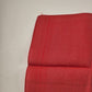 2 Pc Red Linen Dinner Napkins Dining Table Spring Cloth Vintage 19" x 13.5"