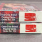 Coca-Cola Playing Cards 2 Decks in Collectible Santa Tin NIB Christmas Vintage