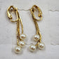 Clip On Earrings Lot 4 Pairs Avon Enamel Faux Pearl Rhinestone Floral Swarovski