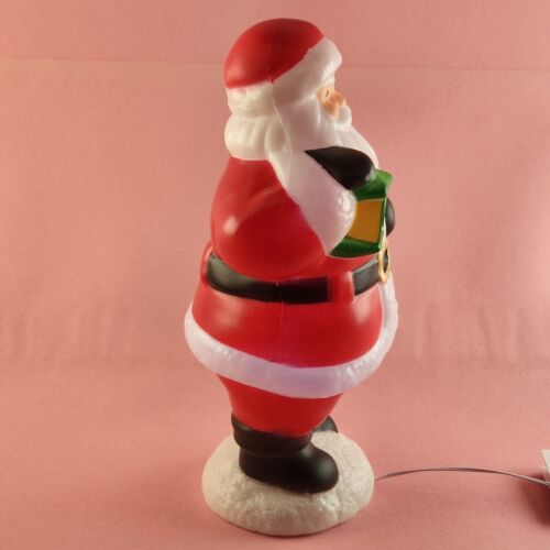 Holiday Time 11" Blow Mold Tabletop Santa Claus Light Up Indoor NWT 2023 Version