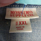 Mossimo Blue Denim Jeans Jacket XXL Long Sleeve 100% Cotton Made in Hong Kong