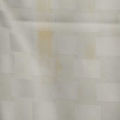 White Rectangle Tablecloth with Windowpane Checkered Striped Pattern 52"x70"