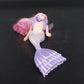 Mattel Barbie Mermaid Doll Purple Hair Glitter Top Y2K Fantasy