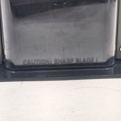 9.25" Bagel Guillotine Universal Slicer Silver Kitchen Bread Cutter Chopper Tool