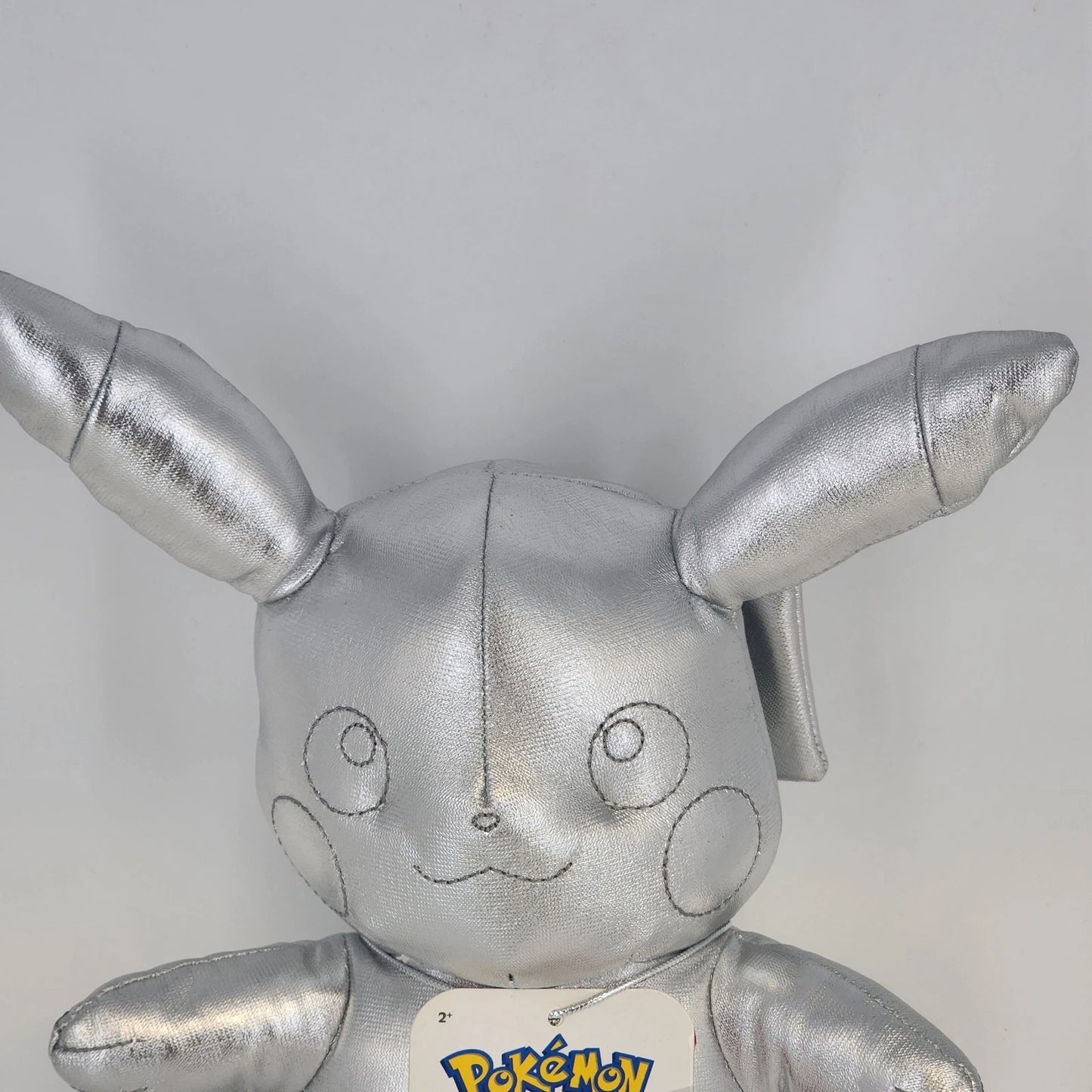 Silver Pikachu Plush 8" Pokémon Celebration 25th Anniversary GameStop Excl NWT