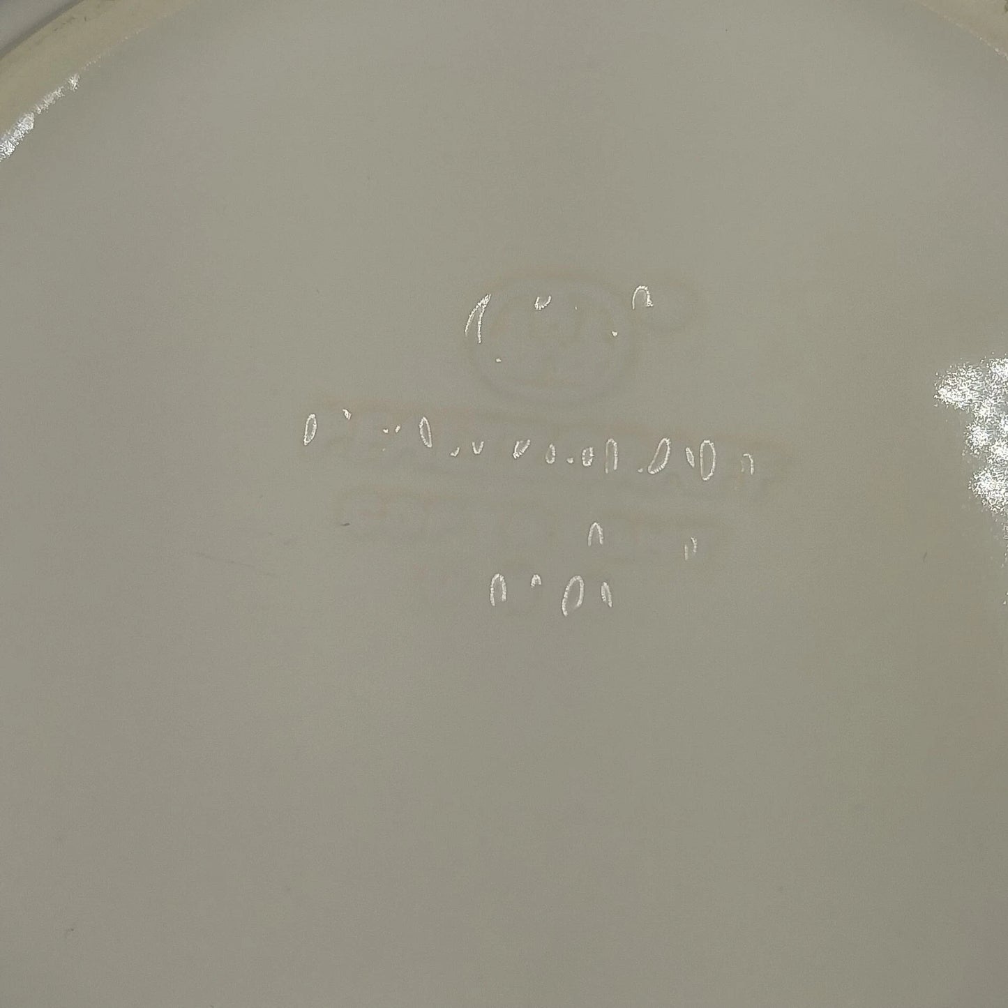 Pfaltzgraff Acadia 9.5" Round Vegetable Serving Bowl Embossed Arches Stoneware