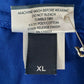 Royal Blue Women's Smock XL Fame Fabrics K72 ¾ Length Sleeves Counter Coat
