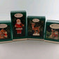 4 Keepsake Ornament Collectors Club '95-'96 Inc: Santa Rudolph Fishing Memories