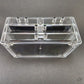 Sodynee 2 Piece Makeup Cosmetic Clear Organizer Storage Drawers 9½" x 5¾" x 7¼"