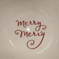 Hallmark Snowflake Mixing Bowl Merry Christmas Ceramic Bowl