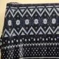 Northeast Outfitters Aztec Throw Blanket Blue White 48x60 Polyester