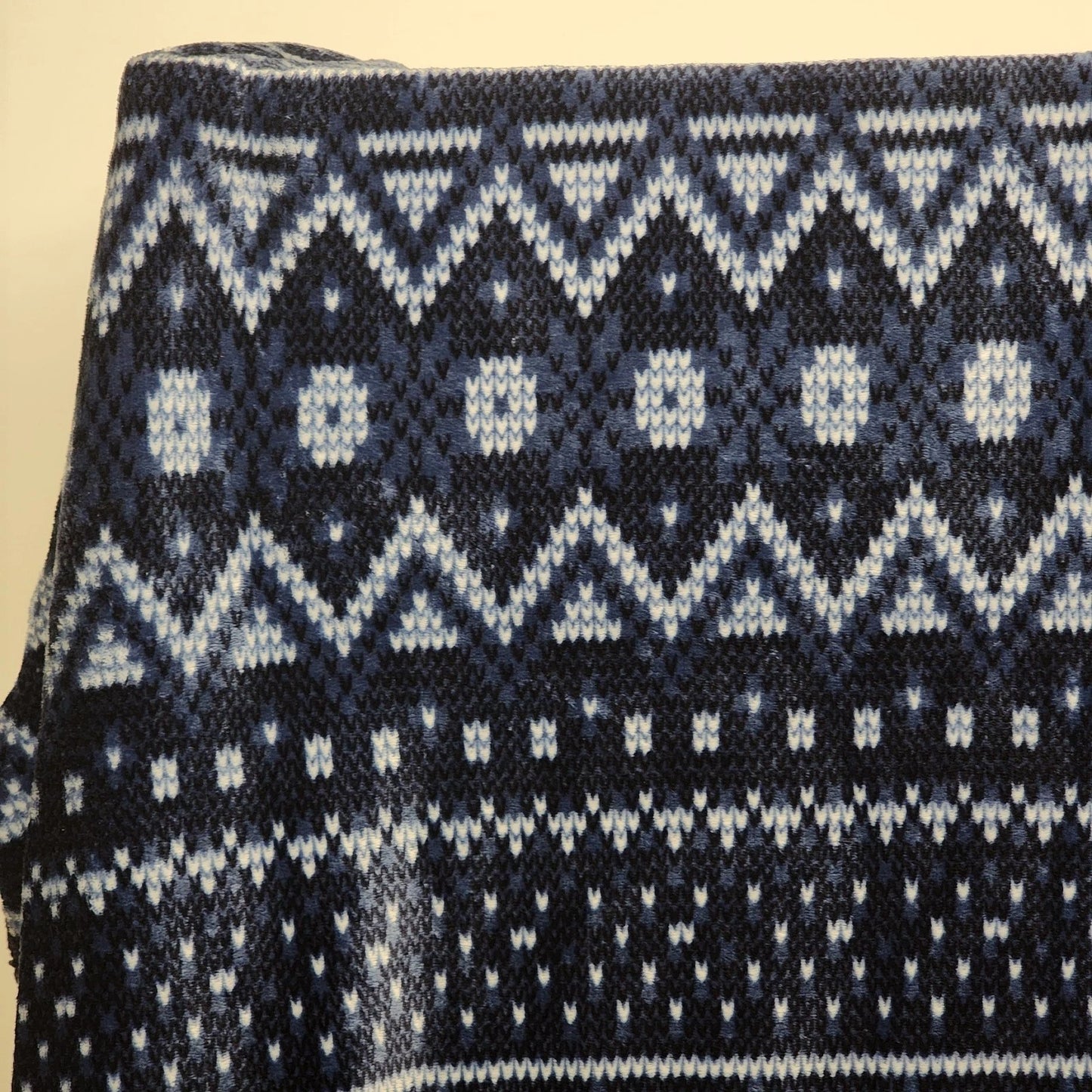 Northeast Outfitters Aztec Throw Blanket Blue White 48x60 Polyester