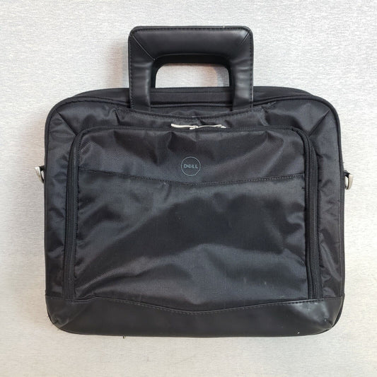Dell Laptop Bag Nylon Shoulder Strap 12-14" compartments Zip Professional Travel