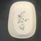 Pfaltzgraff April Casserole Dish 7" Rectangular Baker Floral Stoneware USA Vtg