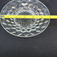 Vintage Jeannette Cube Pattern Bread Plate Clear Depression Glass 6 Inch