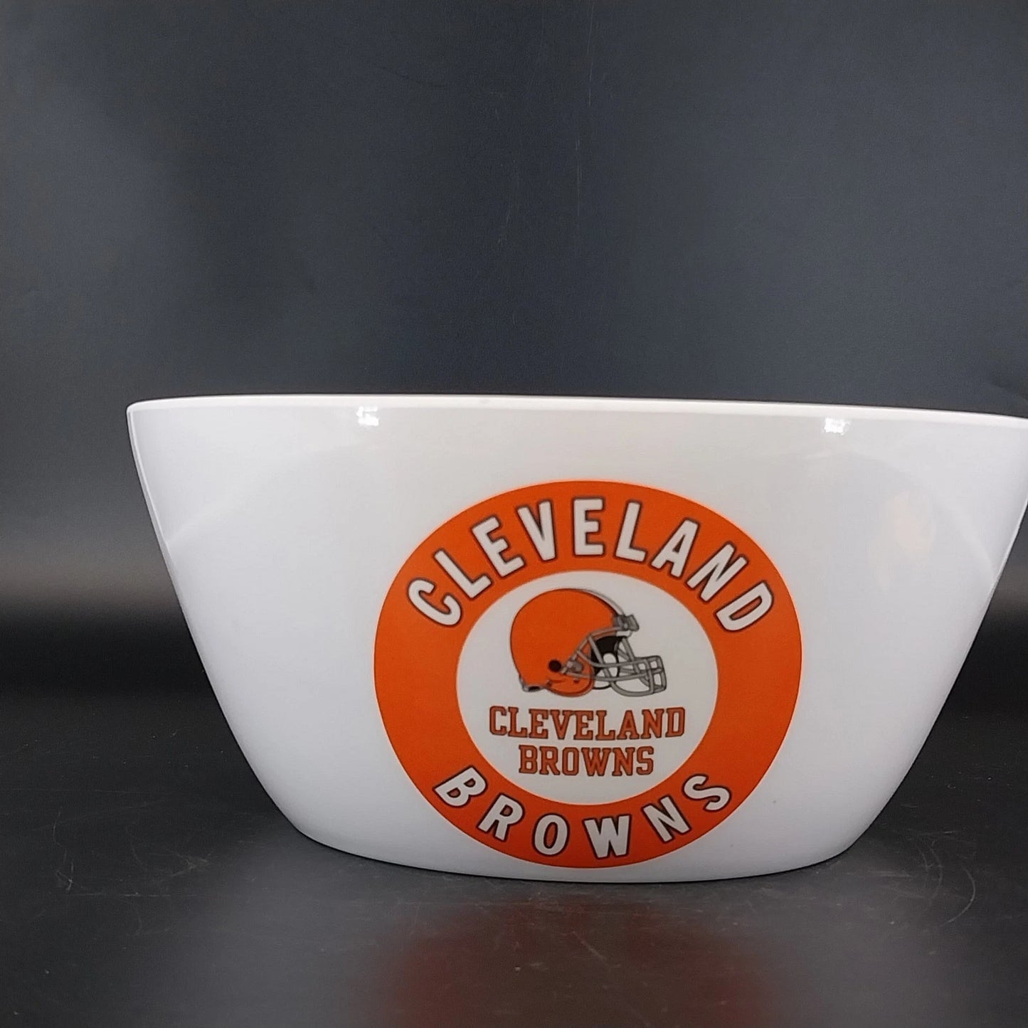 Cleveland Browns NFL Party Serving Bowl Dish K-Mart 9.5" China 2010 Football