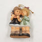 Berta Hummel CHRISTMAS WHISPERS Holiday Ornament Goebel Porcelain Girls